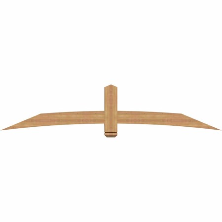 Ekena Millwork Bellingham Timber Gable Bracket, Western Red Cedar, 96"W x 20"H x 3 1/2"D x 5 1/2"F, 5/12 Pitch GBW096X20X0406BEL00SWR